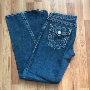 True religion mega flare Joey denim jeans